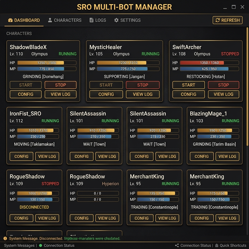 Çoklu Karakter Yönetimi