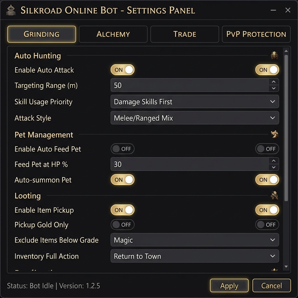 Detaylı Ayar Paneli