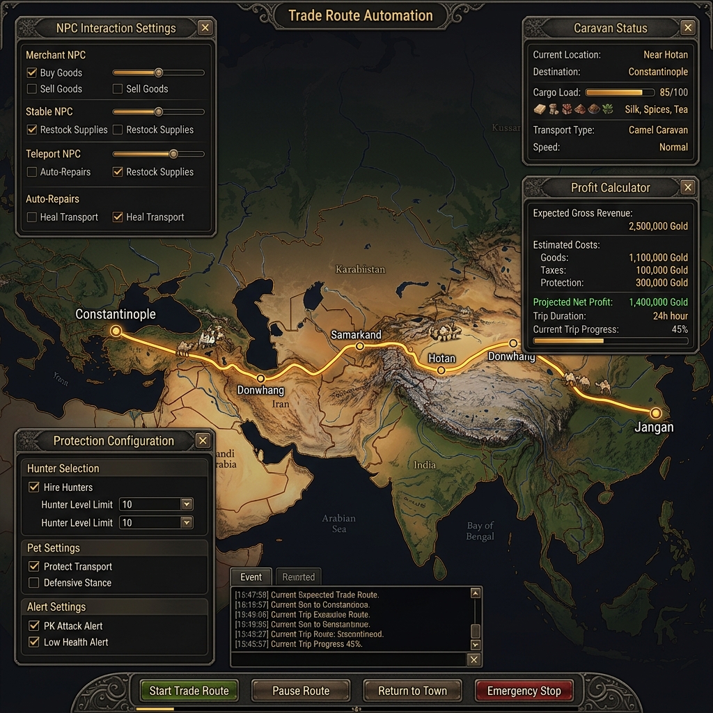 Ticaret Rotası Otomasyonu